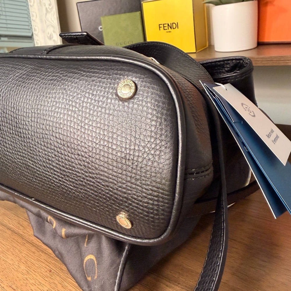 Bvlgari Leather Leoni Tote/Crossbody Bag - Picture 8 of 16